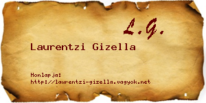 Laurentzi Gizella névjegykártya